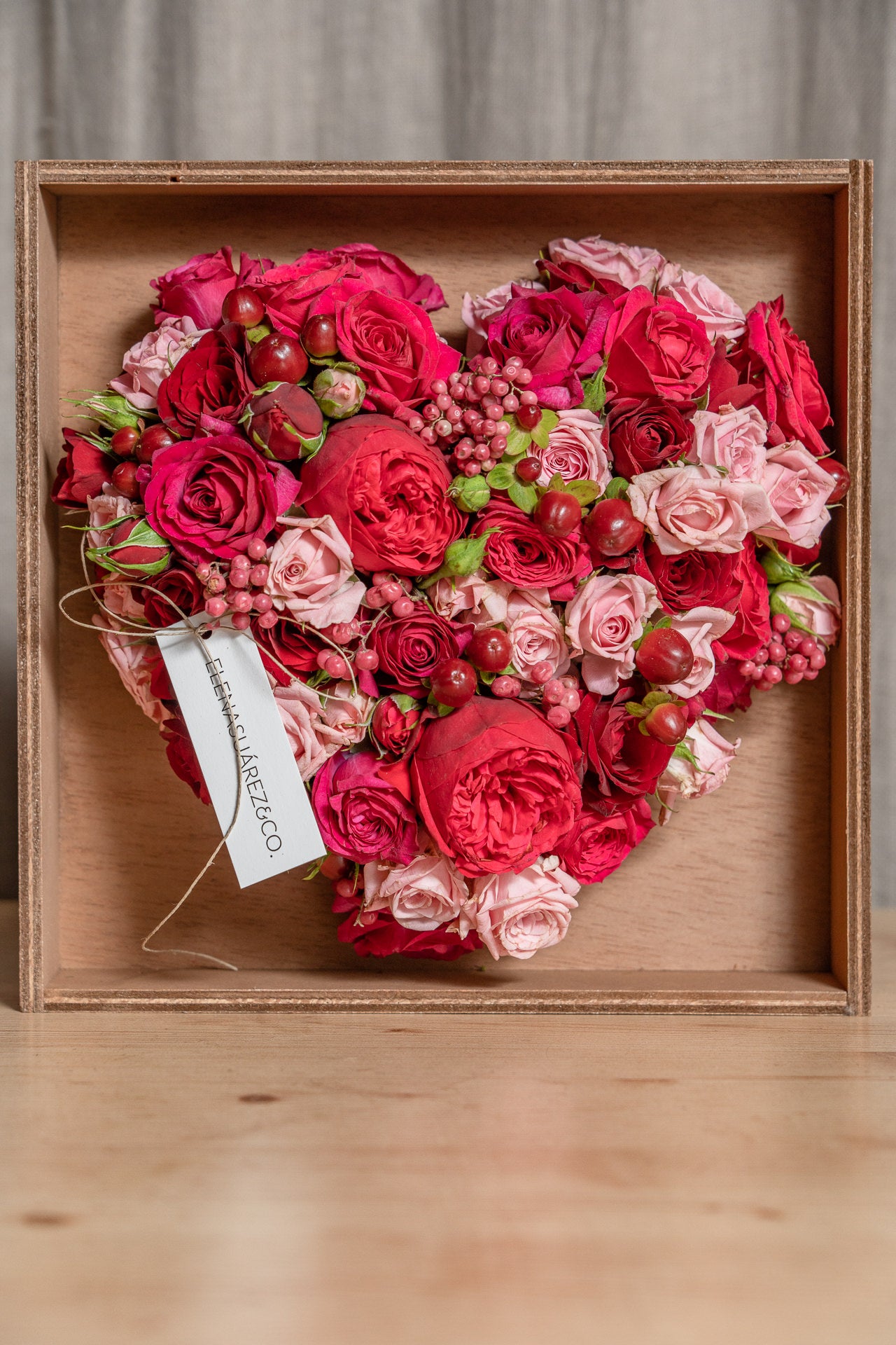 Corazón de Flores Frescas 6