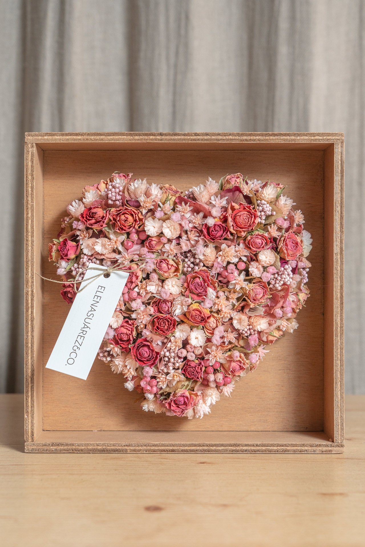 Corazón de Flores Preservadas 2