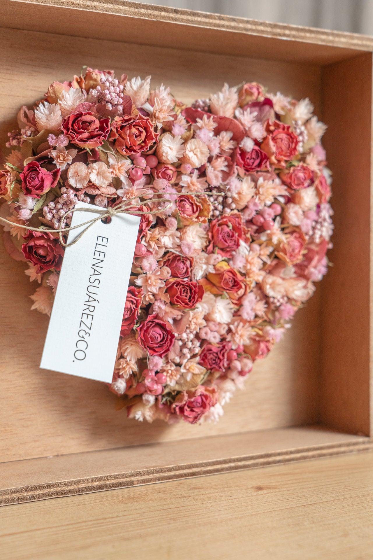 Corazón de Flores Preservadas 3