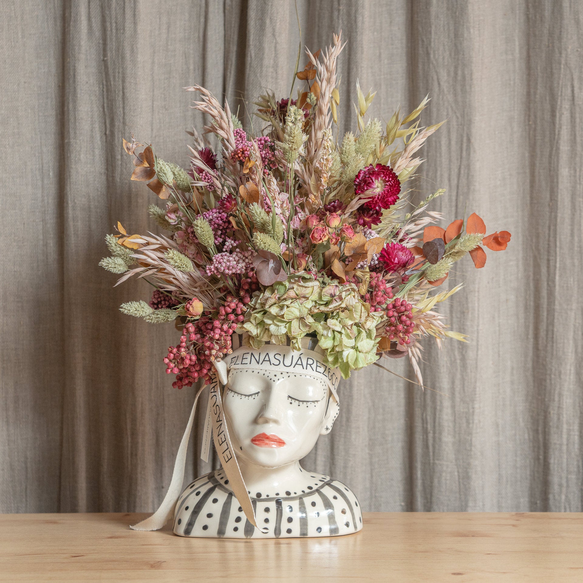 Titi con Flores Preservadas 2