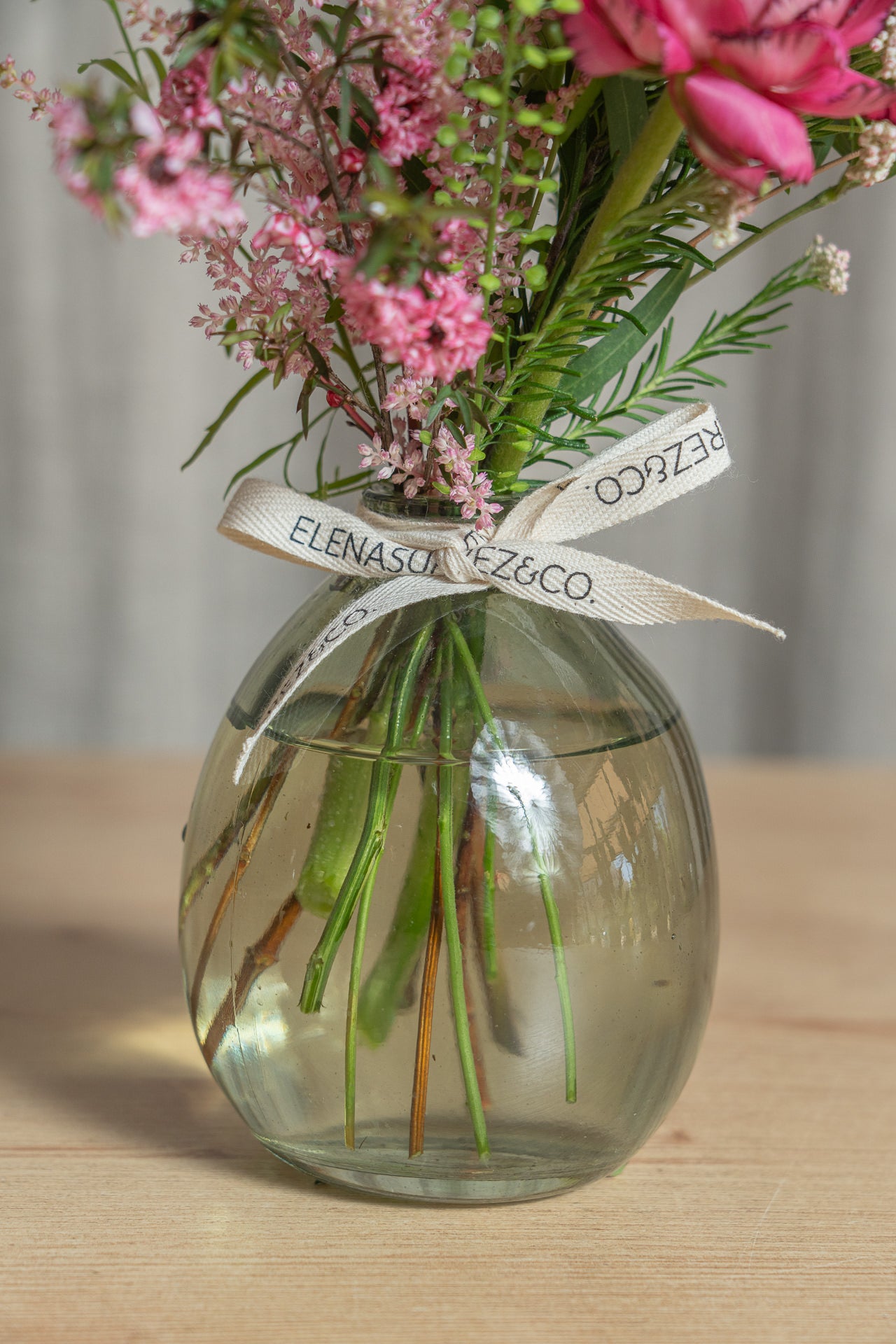 Juego de 3 violeteros con flores 2