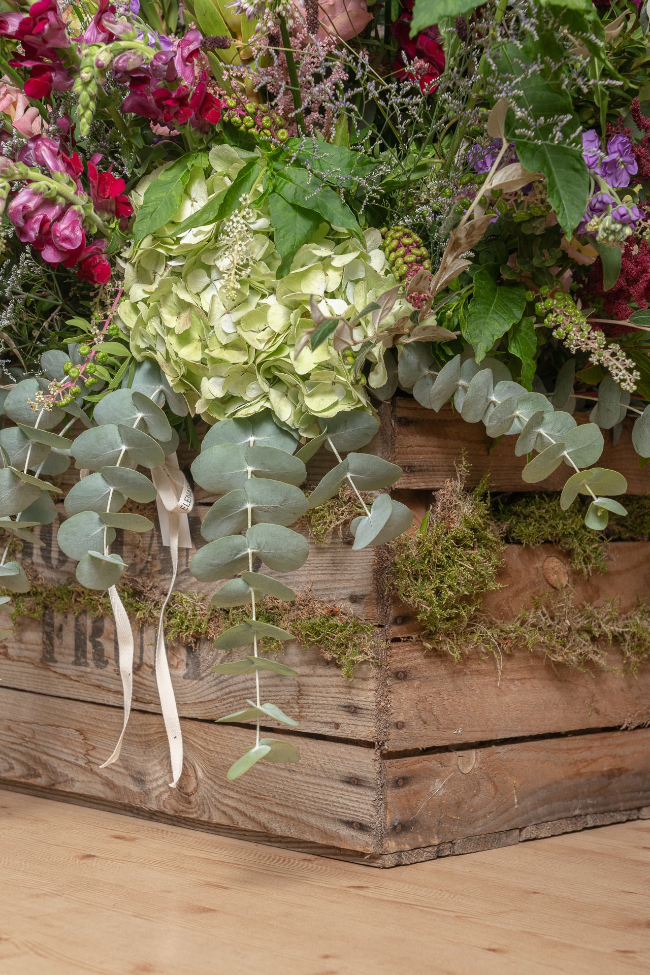 Caja de Fruta Antigua Grande 6