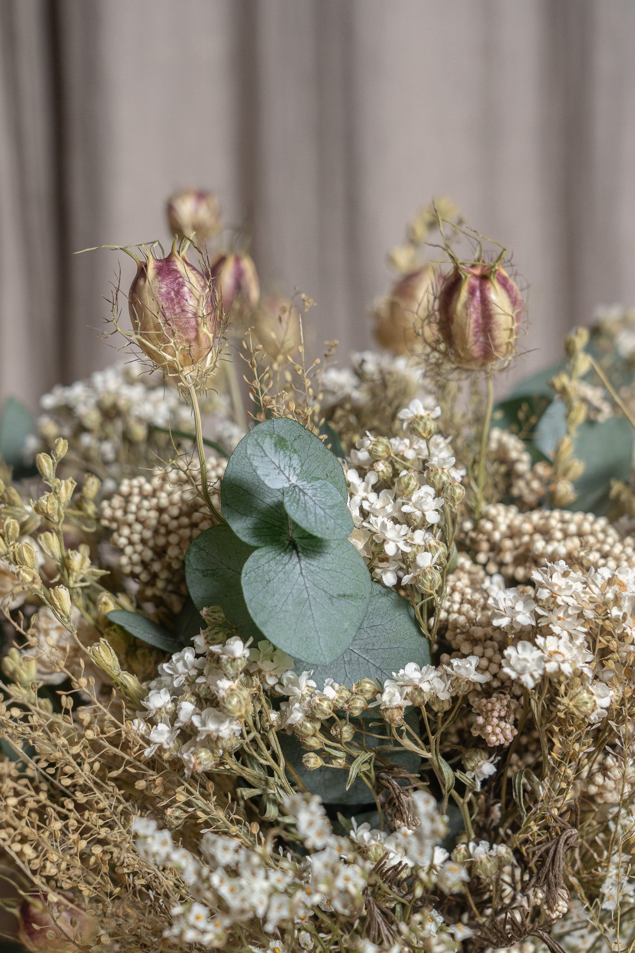 Ramo de Novia con flores Silvestres Blancas Preservadas 4
