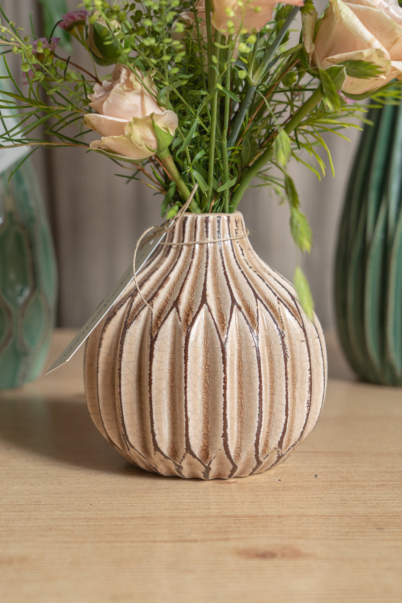 Juego de 3 Violeteros Cerámicos 3